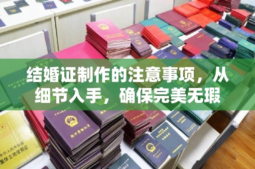 洛浦结婚证制作的注意事项，从细节入手，确保完美无瑕
